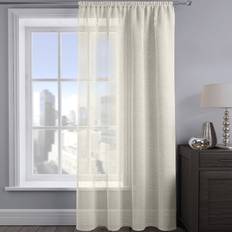 Curtains & Accessories Velosso Velosso Alessandria Cream Shimmer Voile