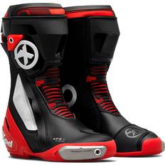 Red Motorcycle Boots XPD XP9-S, Stiefel Rot/Schwarz