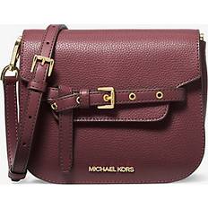 Michael Kors MK Emilia Small Leather Crossbody Bag Red Michael Kors ONE SIZE