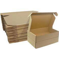 Corrugated Cardboard Shipping Boxes, 23165cm Royal Mail Small Parcel PiP Postal Boxes, Brown Packaging Mailing Boxes for Business, Posting