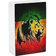 Cigarette Cases BAIKUTOUANpoQliMG Reggae Jamaica cigarettfodral bärbar cigarettlåda cigaretthållare fodral skyddande fodral