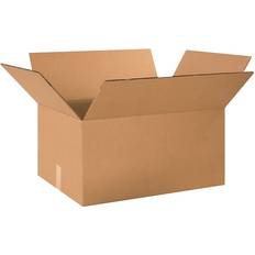 Cardboard Boxes Global Industrial Double Wall Boxes, 20" x 14" x 10" Kraft, 15/Bundle HD201410DW