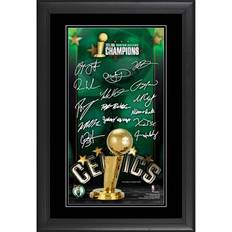 Boston Celtics Sports Fan Products Fanatics Authentic Boston 2024 NBA Champions Framed 10" x 18" Collage with Facsimile Signatures