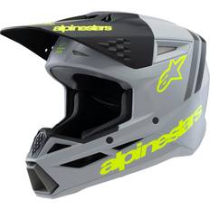Alpinestars SM3 Radium Crosshjälm - Grön/Svart/Gul/Fluo Barn, Junior