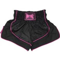 Martial Arts Metal Boxe Thai Boxing Shorts for Women Noir