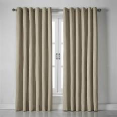 Linen Curtains Livinluxury Essential Linen Look Eyelet Ring