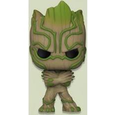 Marvel Figuriner Marvel Funko Actionfigur Groot As Black Panther