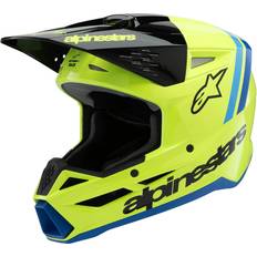 Alpinestars Lasten Crossikypärä SM3 Radium ECE06 - Musta/Sininen