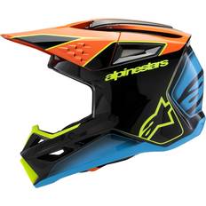 Alpinestars SM3 Fray ECE06 Crosshjälm Barn - Musta/Oranssi/Keltainen Junior