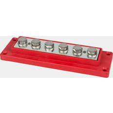 Skyllermarks Kopplingsplint 6 x max 50 mm² M8 Röd