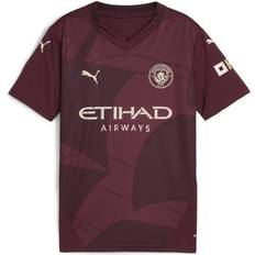 Puma Manchester City 24/25 Third Jersey Youth, Red, 15-16Y, Clothing