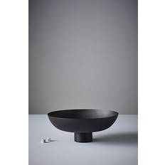 Metal - Sort Krukker Jotex Tower Fad Diameter 35.5 cm - Sort Krukke