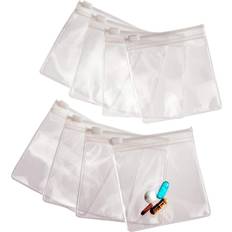 Sundhedsplejeprodukter Smooth Trip Reusable Pill Pouch Set BPA Free Large 7 ml Thick Storage Bags 8 Pack