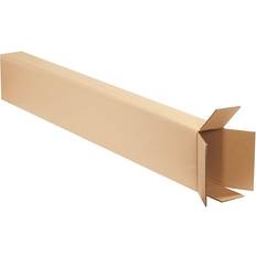 Corrugated Boxes Global Industrial Side Loading Boxes, 8" x 4" x 52" Kraft 15/Bundle 8452FOL