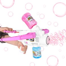 pink Bow Arrow Bubble Machine Water GunSummer Toy Gift