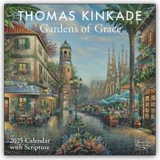 Calendriers Andrews McMeel Publishing 2025 Thomas Kinkade Gardens of Grace Wall Calendar with Scripture