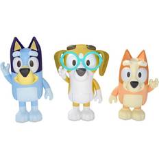 Bluey Figurer Bluey Bingo, and Honey Figure Pack"