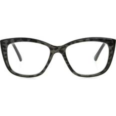 Reading Glasses Square in Black by Foster Grant Gloria 1.25 Gray