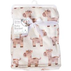 First Steps Supersoft giraffe baby blanket 75cm x 100cm cute blanket
