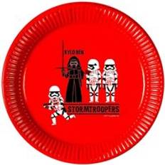 Paper Kylo Ren Party Plates Pack of 8
