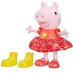 Greta Gris Dockor & Dockhus Hasbro Peppa Pig Peppa's Mud Puddle Party Doll tysk version