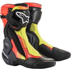 Alpinestars MC Stövel SMX Plus v2 Svart/Rödfluo/Gul, 43, Svart/Rödfluo/Gul