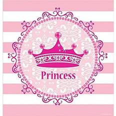 Plastic Tafeldecoraties Creative Converting Creatieve conversie Princess Royalty Party tafelkleed Roze/Wit/Veelkleurig