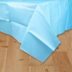 Blue Table Decorations Pastel Blue Paper Tablecovers 90cm x 90cm Pack of 2