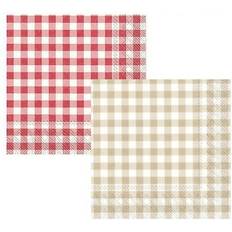 New Year Paper Napkins Ihr Taverna gingham paper napkins 20-pack lunch bbq picnic disposable serviettes