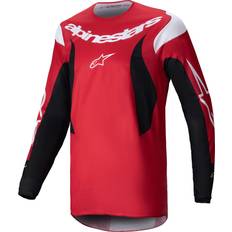 3XL - Herre Motorcykeljakker Alpinestars Crosstrøje Fluid Haul, Lysrød/Sort Herre