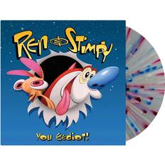 Musica Ren And Stimpy You Eediot! Ltd. Clear w/ Red/Blue/White/Bone/Pink Splattered Vinyl (CD)