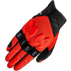 Naturfarvet Motorcykelhandsker Shima Drift Motorrad Handschuhe, schwarz-rot, Größe Herren