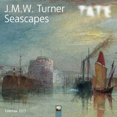 Multicolore Calendriers Flame Tree Publishing Tate : J. M. W. Turner Seascapes Wall Calendar 2025