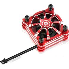 Tlily Metal High Speed Fan for Athlon /10 Drift ESC XD10 PRO 5V-8V 22000 Rpm,Red