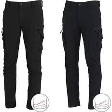 Worksafe Arbetskläder Worksafe Byxa Service Stretch Pants Svart/HvGul