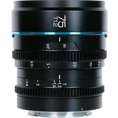 Sirui Camera Lenses Sirui Nightwalker Series T1.2 S35 Cine Lens Black 75mm Sony E