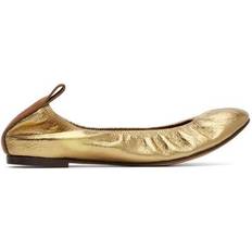 Gula Lågskor Lanvin Läder Ballerinaskor - Beige
