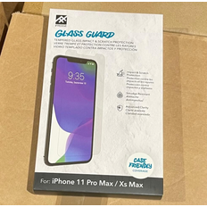 Zagg iphone 11 pro max xs max tempered glass screen protector [case friendly]