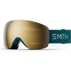 Smith Goggles Smith Skyline Ski Goggles Malachite Chromapop Black Gold Mirror