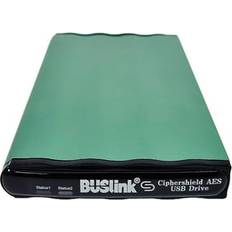 Hard Drives Buslink Sold by: Media, 1TB SSD USB-C 3.2 Gen 2/eSATA CipherShield FIPS 140-2 HIPAA 256-bit AES Hardware Encrypted Disk-On-The-Go External Slim Portable Drive