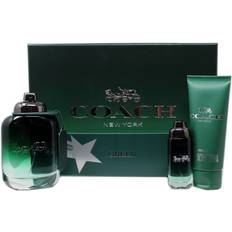 Coach green 3 piece gift set