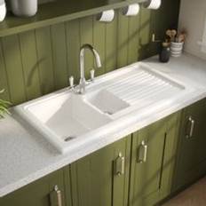 Ceramic Kitchen Sinks Reginox Traditional White II