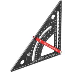 Stahlwerk Angle Triangle with Stop Metric Aluminum Protractor Equerre