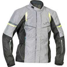 Lindstrands Backafall Waterproof Motorcycle Textile Jacket - Light Grey/Black Man