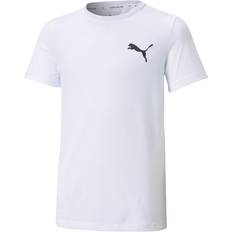 Børnetøj Puma Active Logo T-Shirt Jungen white 176 Weiß