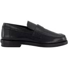 Alexander McQueen Lågskor Alexander McQueen Svart Läder Slip-On Loafers - Black