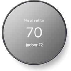 Plumbing Google Nest Thermostat Smart Thermostat for Home Programmable Wifi Thermostat Charcoal Renewed