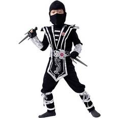 Spooktacular Creations kind deluxe ninja kostüm set mit ninja schaumstoff zub. Silber 5-7 yrs