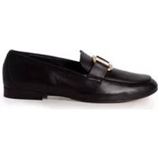 Dam - Natur Loafers TORAL Klassisk Loafer med Trendy Twist - Black