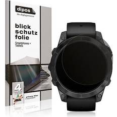 Dipos Blickschutzfolie für garmin epix pro 47mm matt schutzfolie folie display schutz Transparent